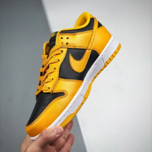 Nike Dunk Low Black Goldenrod-White For Sale