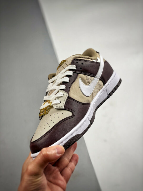 Nike Dunk Low Bling Brown Gold DX6060-111 For Sale