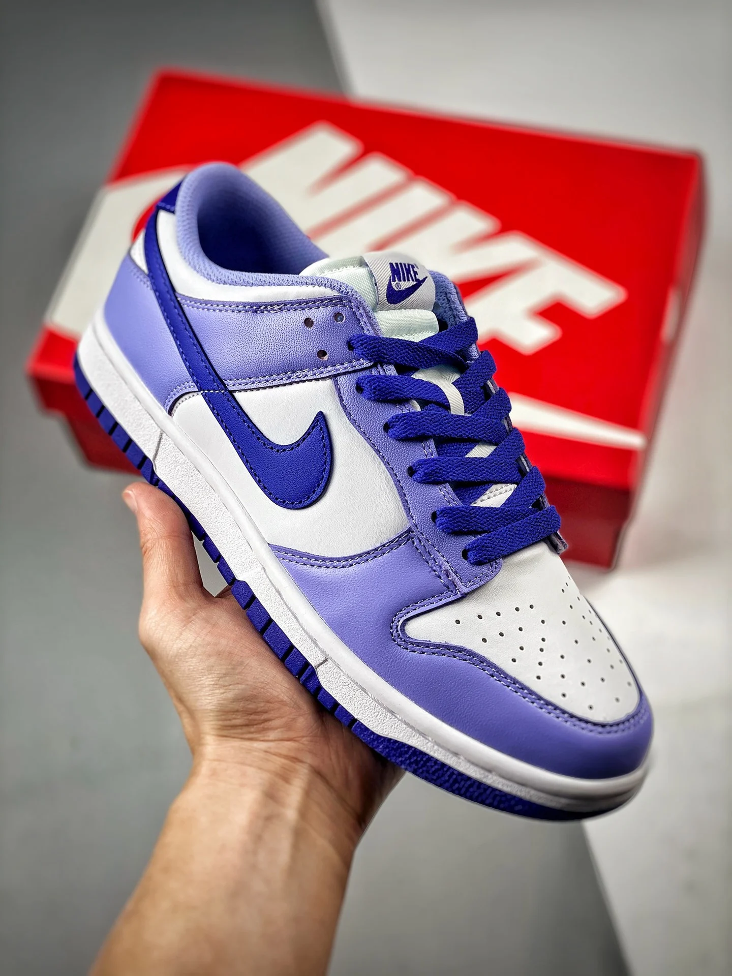 Nike Dunk Low Blueberry White Light Thistle Lapis DZ4456-100 For Sale