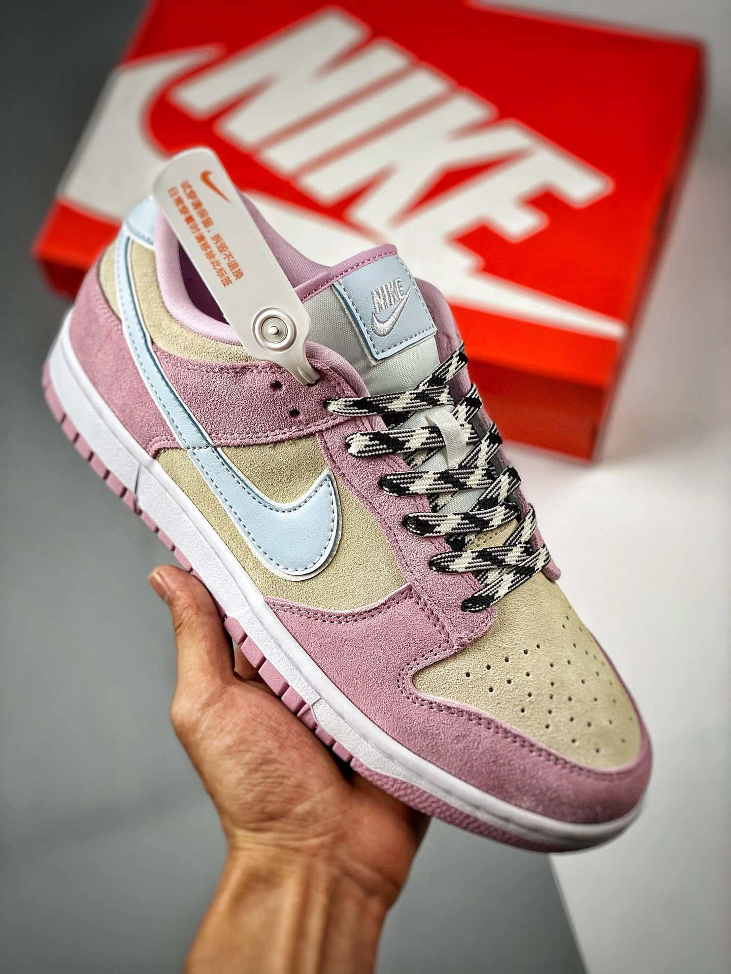 Nike Dunk Low Pink Foam Pure Platinum-Phantom DV3054-600 For Sale