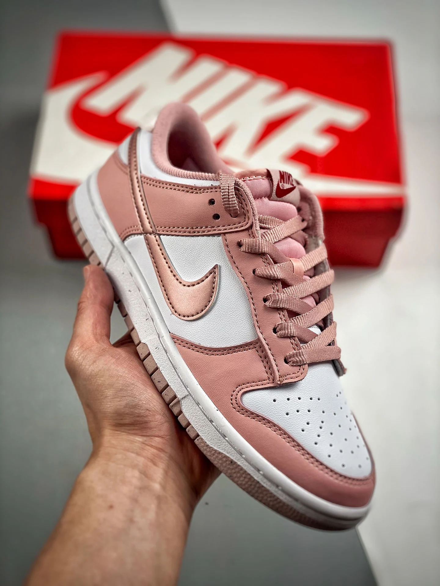 Nike Dunk Low Pink Glaze White Pomegranate DO6485-600 For Sale