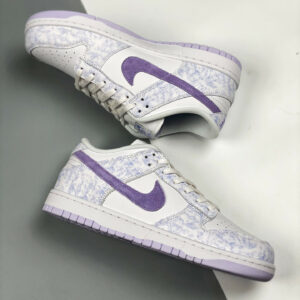 Nike Dunk Low Purple Pulse White DM9467-500 For Sale