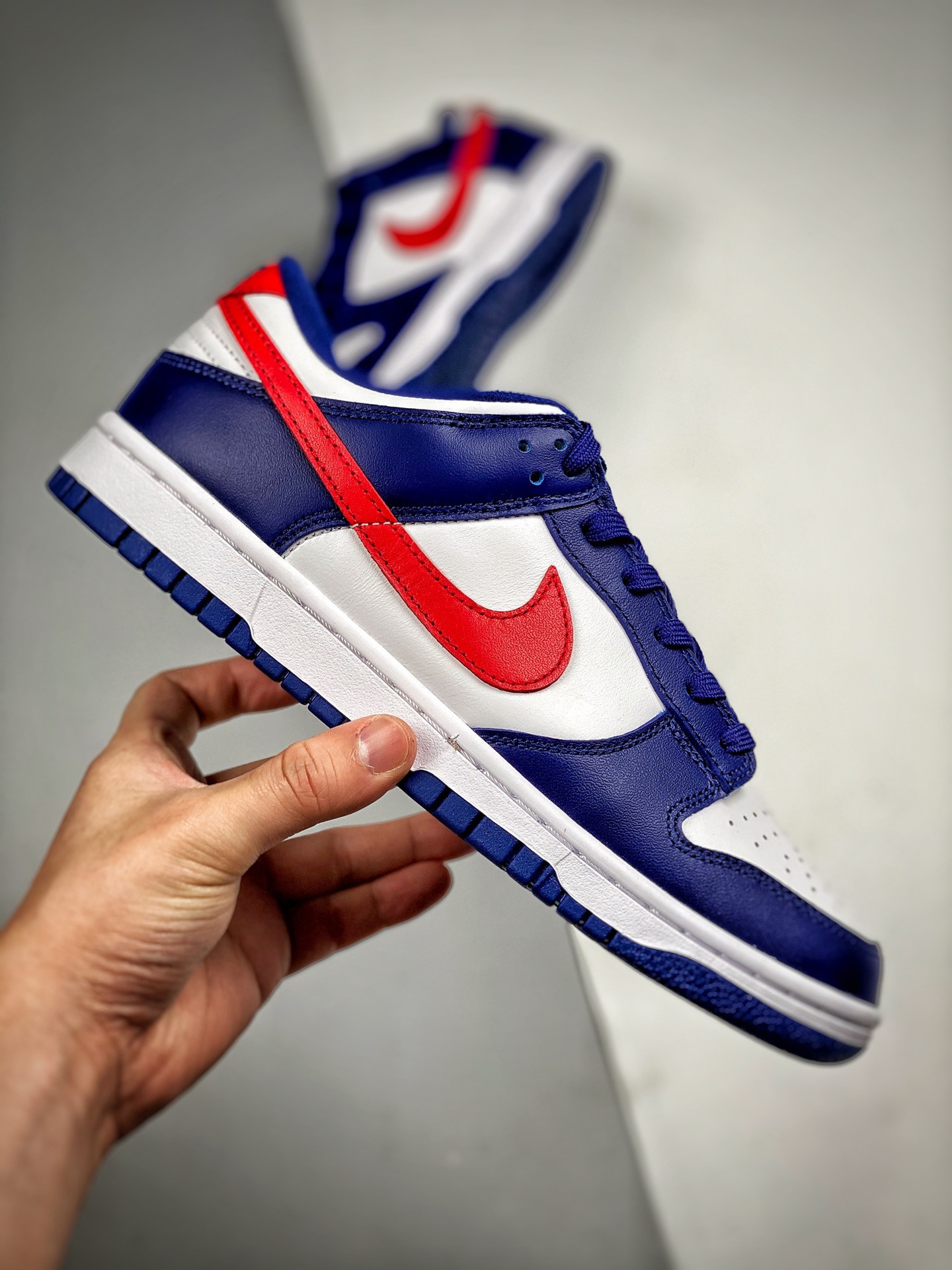 Nike Dunk Low USA White Royal-University Red DD1503-119 For Sale