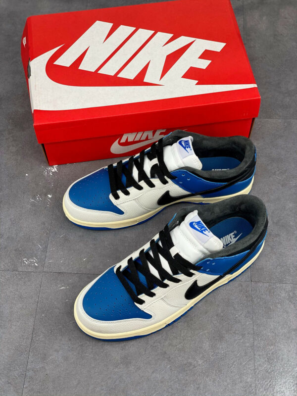 Nike Dunk Low White Royal Blue Black For Sale