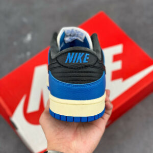 Nike Dunk Low White Royal Blue Black For Sale