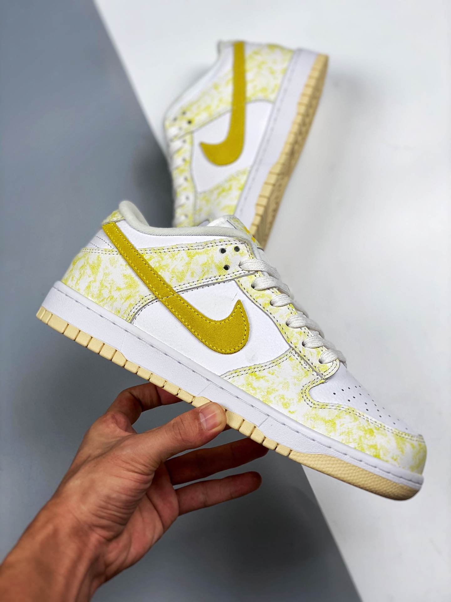 Nike Dunk Low Yellow Strike White DM9467-700 For Sale