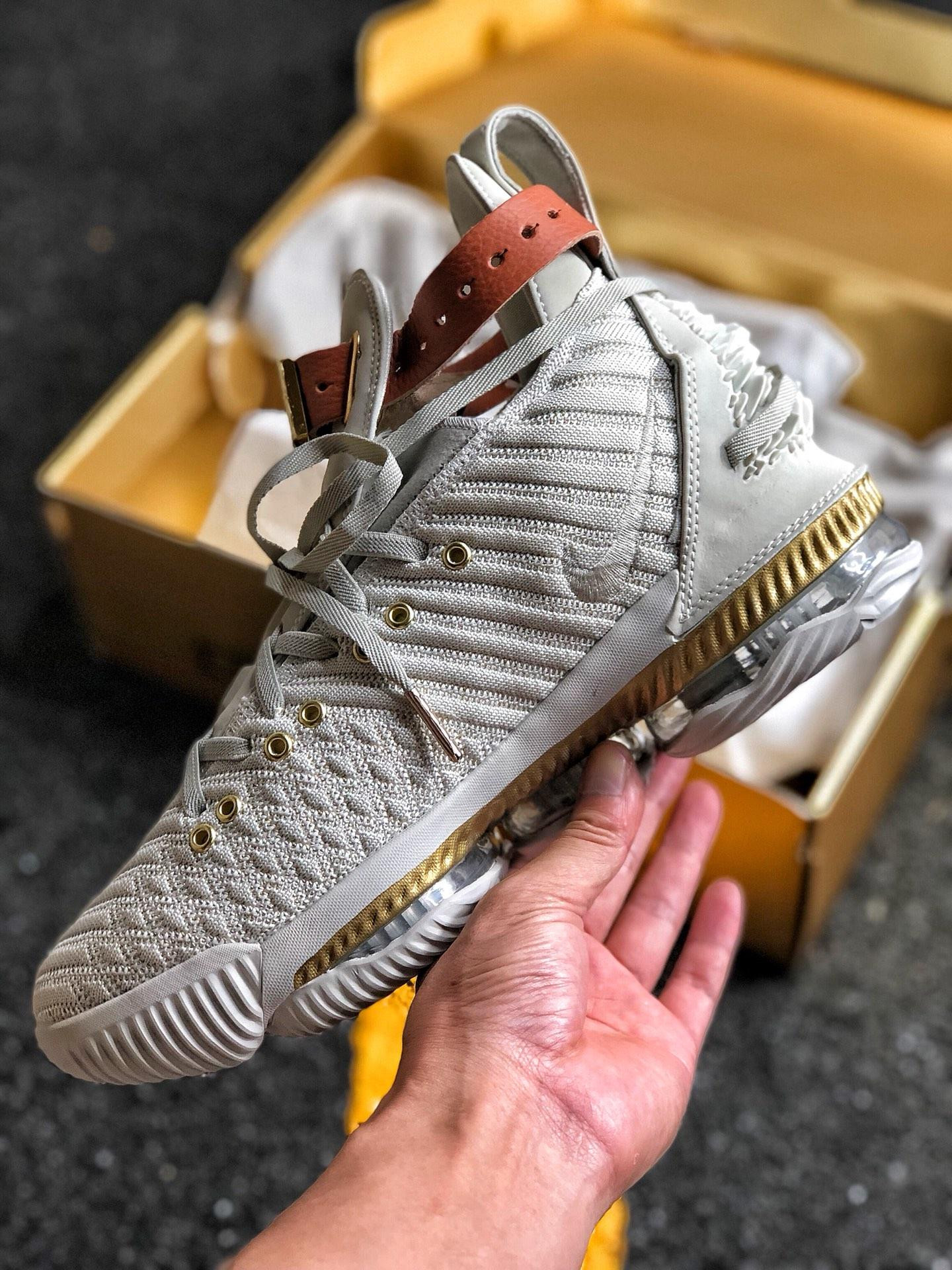 Nike LeBron 16 HFR Sail White Light Bone BQ6583-100 For Sale