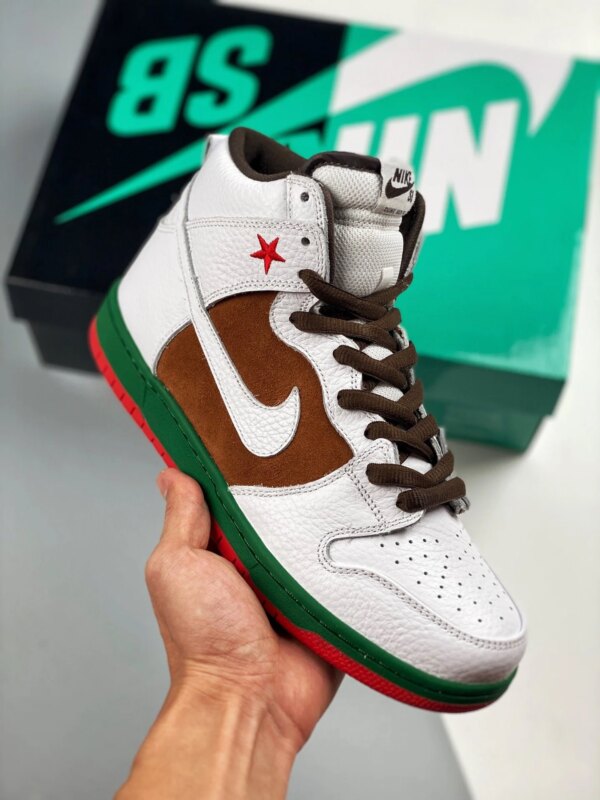 Nike SB Dunk High Cali Pecan White 313171-201 For Sale