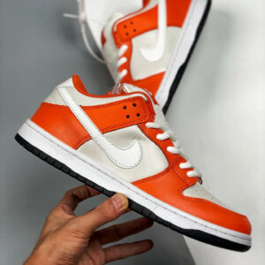 Nike SB Dunk Low Orange Box Safety Orange White-Cream For Sale