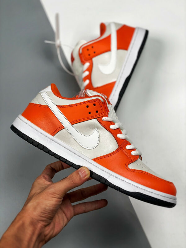 Nike SB Dunk Low Orange Box Safety Orange White-Cream For Sale