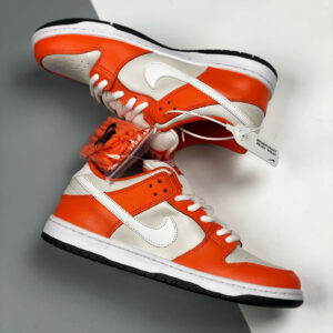 Nike SB Dunk Low Orange Box Safety Orange White-Cream For Sale