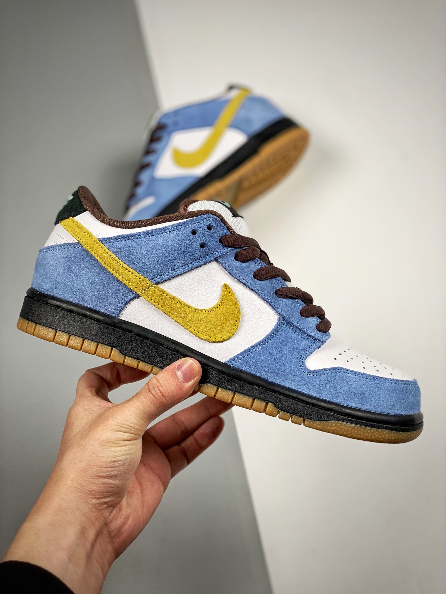 Nike SB Dunk Low Homer White Medium Yellow-University Blue