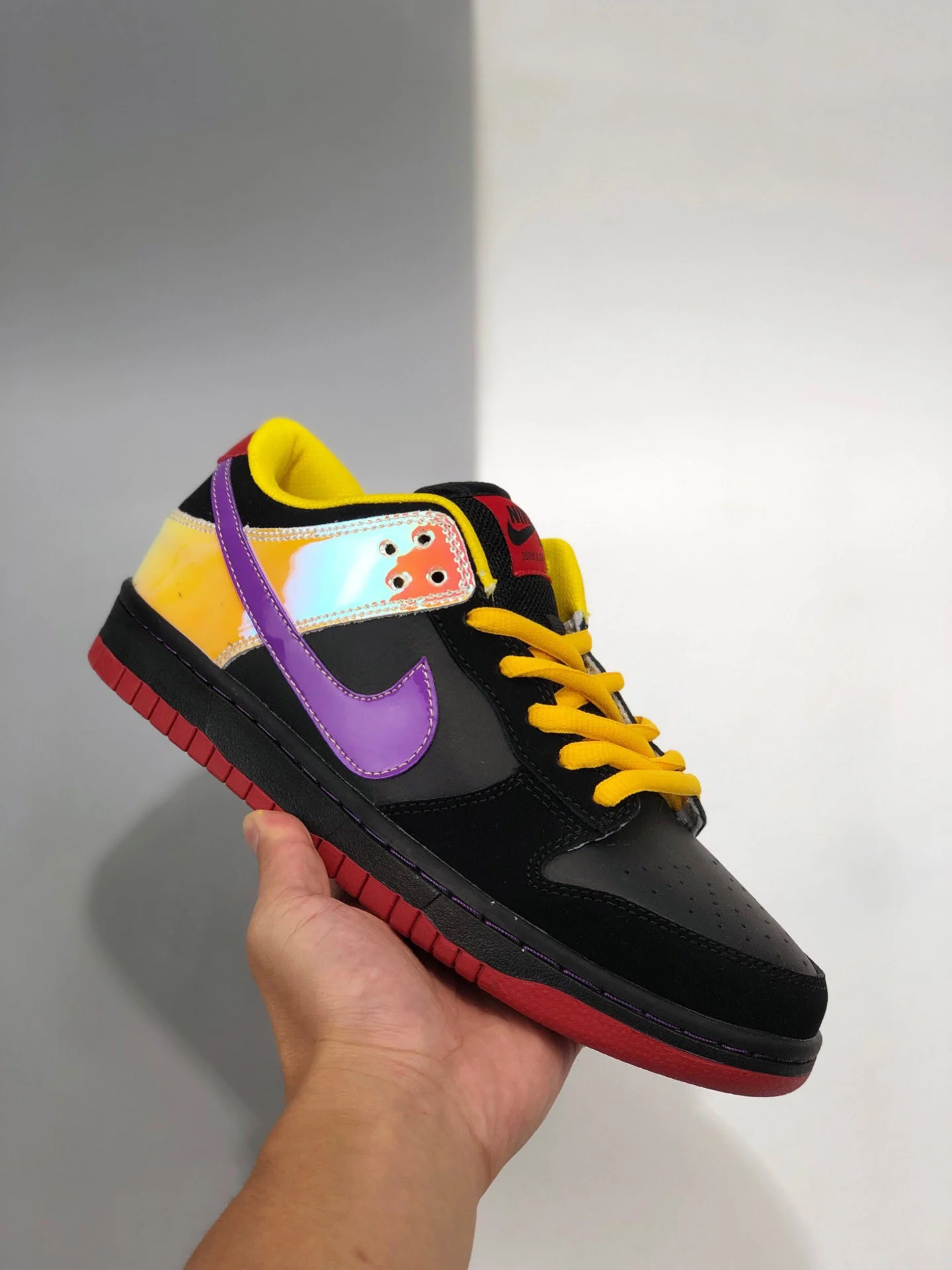 Nike SB Dunk Low Pro Black Deep Violet For Sale