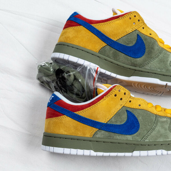 Nike SB Dunk Low Puff N Stuff Oil GreenInternational Blue