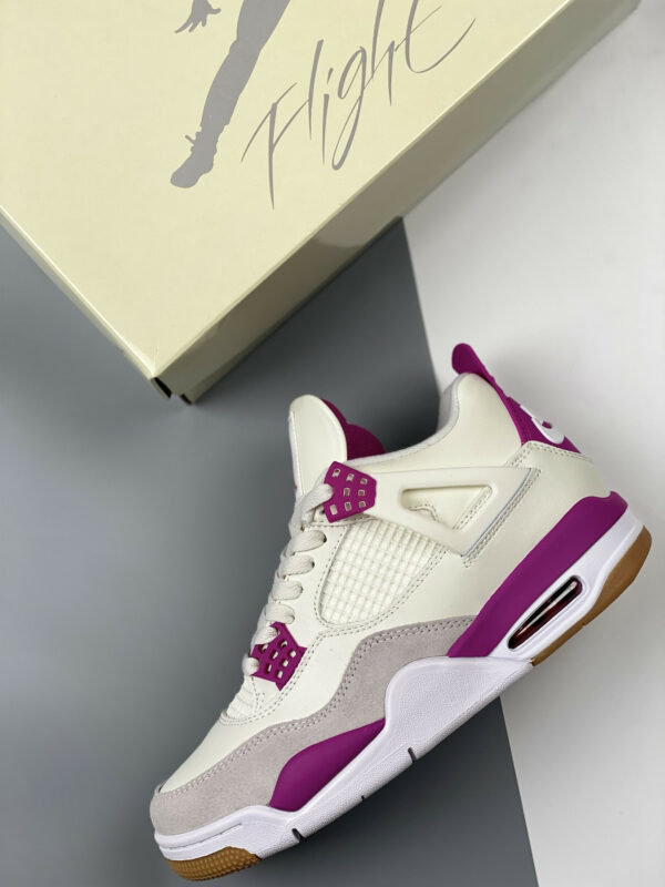 Nike SB x Air Jordan 4 Retro White Purple 2023 List!