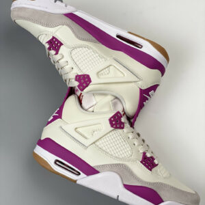 Nike SB x Air Jordan 4 Retro White Purple 2023 List!