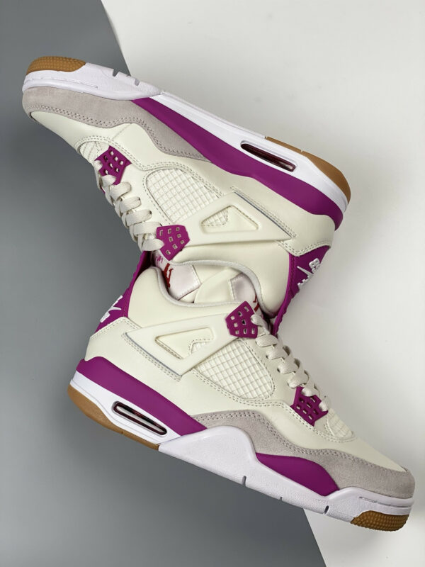 Nike SB x Air Jordan 4 Retro White Purple 2023 List!