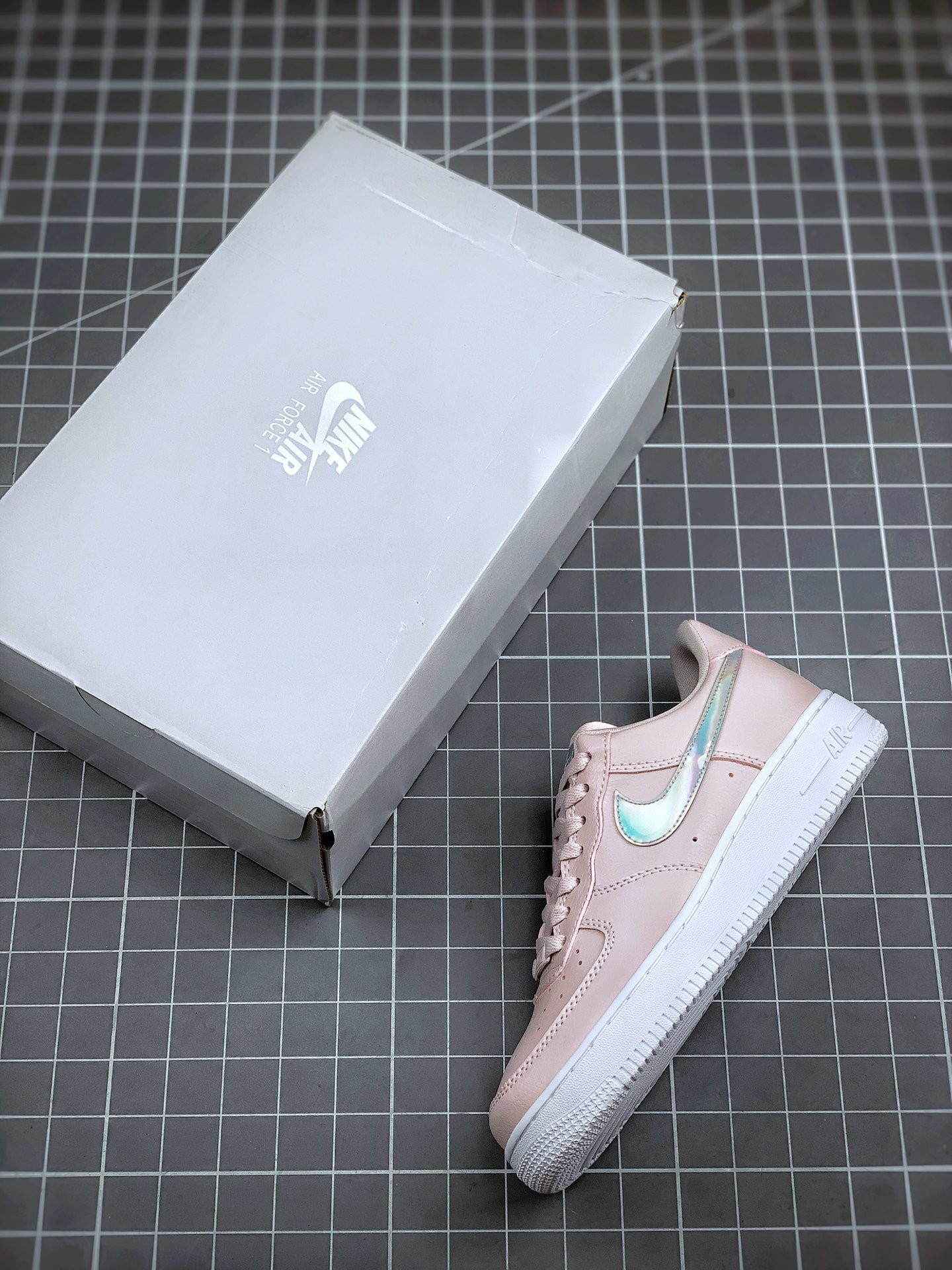 Nike WMNS Air Force 1 Low Pink Iridescent CJ1646-100 For Sale