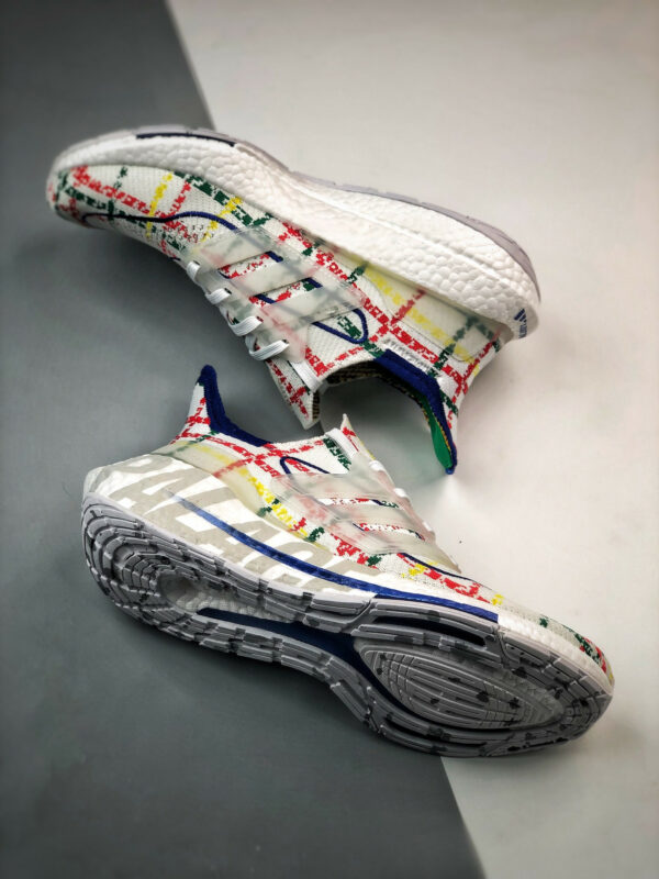 Palace x Adidas Ultra Boost 2021 White Multi-Color For Sale