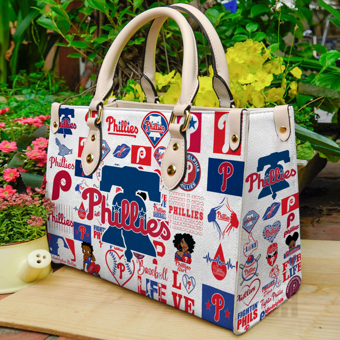 Philadelphia Phillies Women Leather Hand Bag