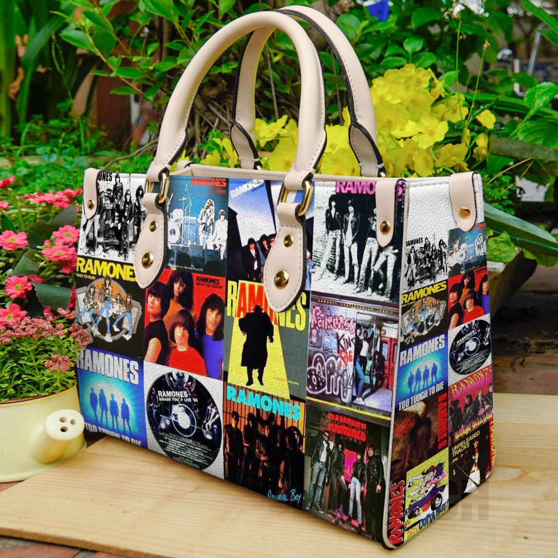 Ramones Women Leather Hand Bag