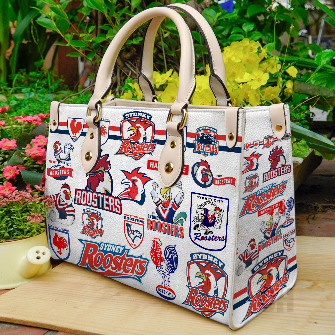 Sydney Roosters Women Leather Hand Bag