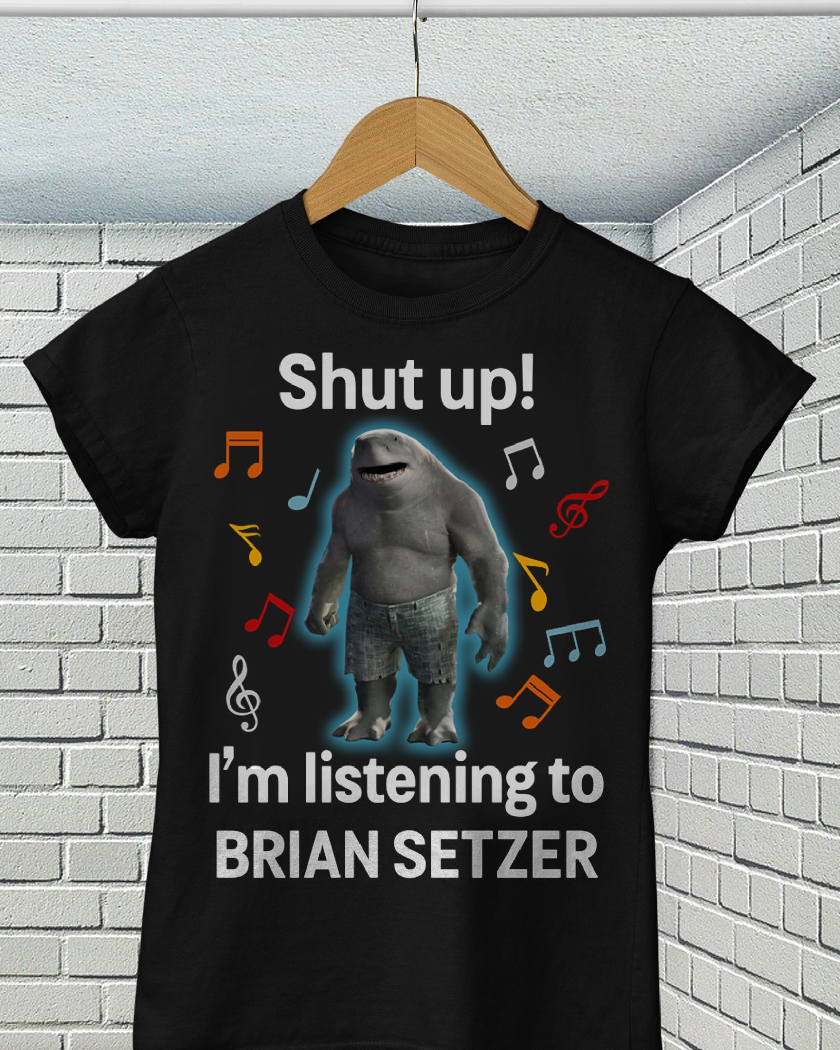 Shut Up Im Listening To Brian Setzer T Shirt