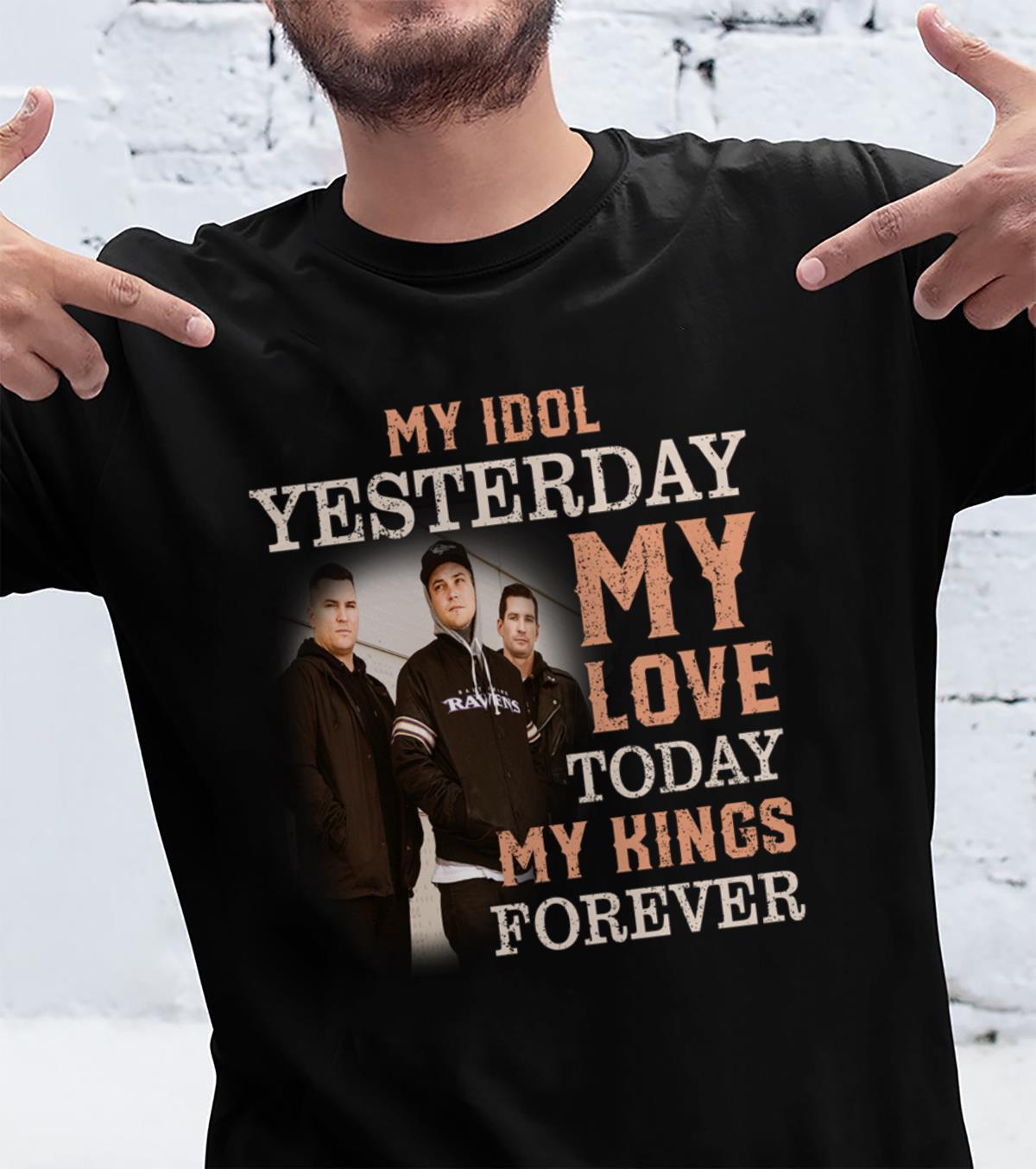 The Amity Affliction My Idol Yesterday My Love Today My King Forever T Shirt