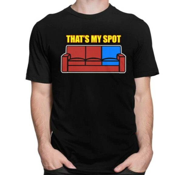 The Big Bang Theory Thats My Spot Black Unisex Classic T Shirt