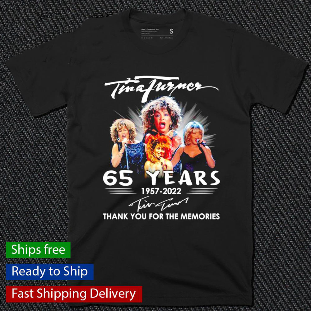 Tina Turner 65 Years 1957 2022 T Shirt