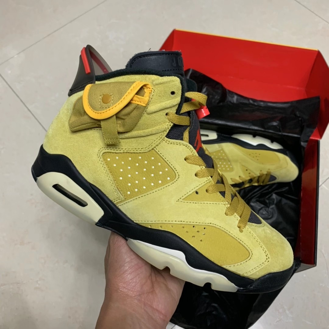 Travis Scott x Air Jordan 6 Yellow 2020 For Sale