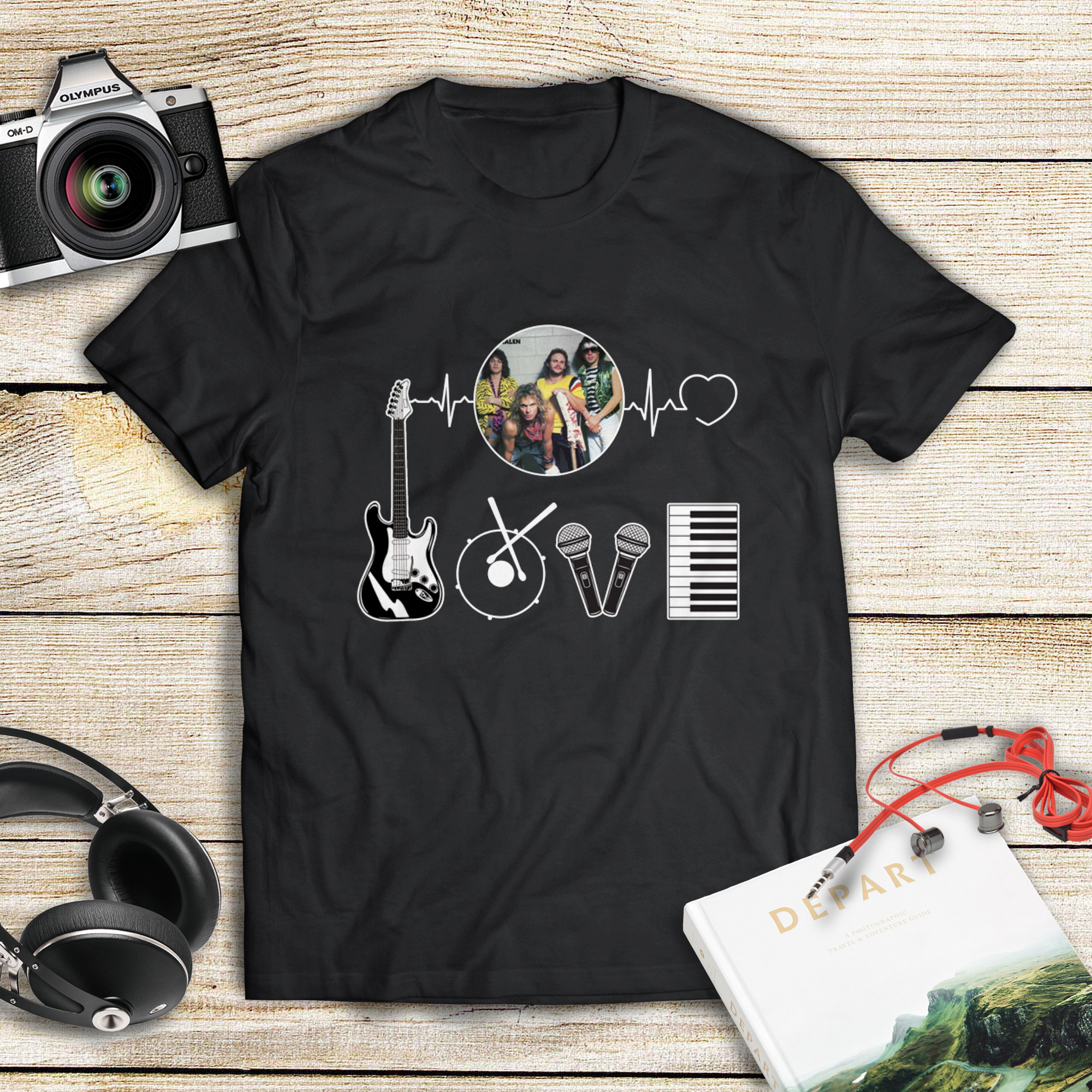 Van Halen Heartbeat .Png T Shirt