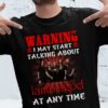 Warning I May Start Talking About Lamb Of God At Any Time T Shirt