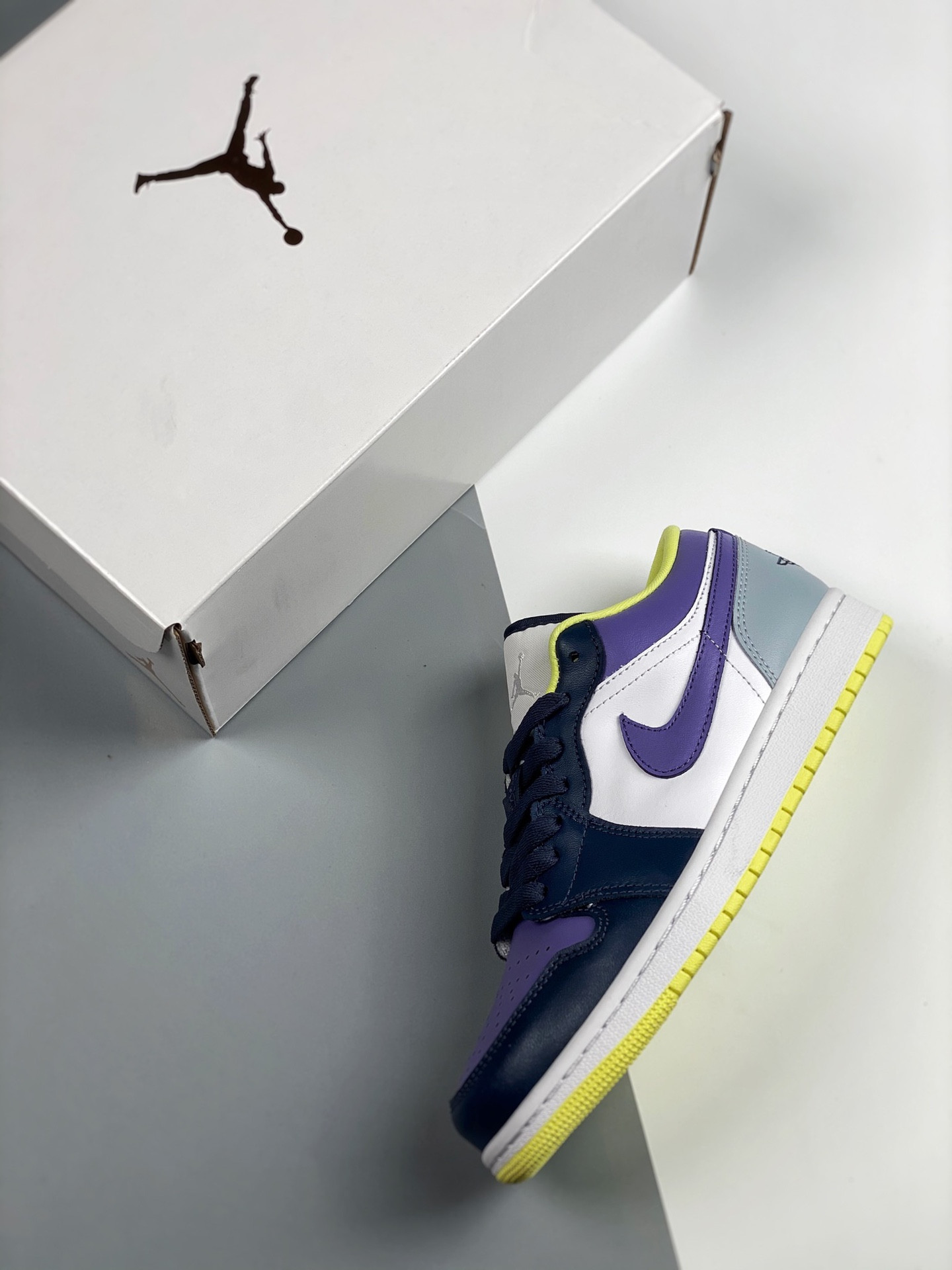 Wmns Mismatched Air Jordan 1 Low Purple Magenta White For Sale