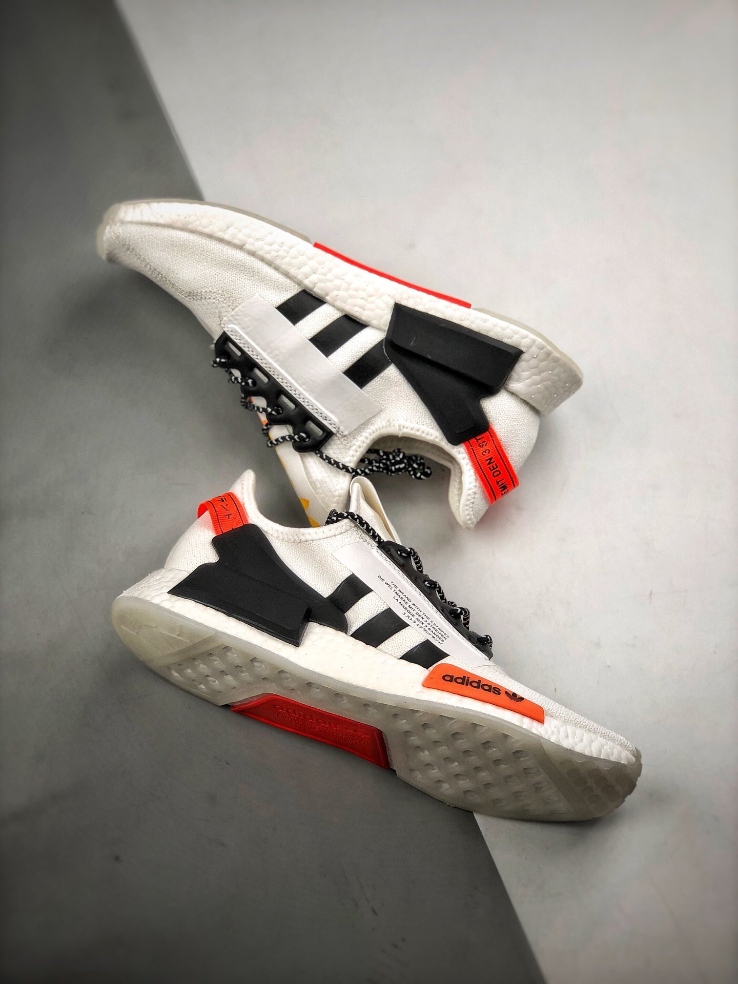 Adidas NMD R1 V2 White Solar Red Black FX9451 For Sale