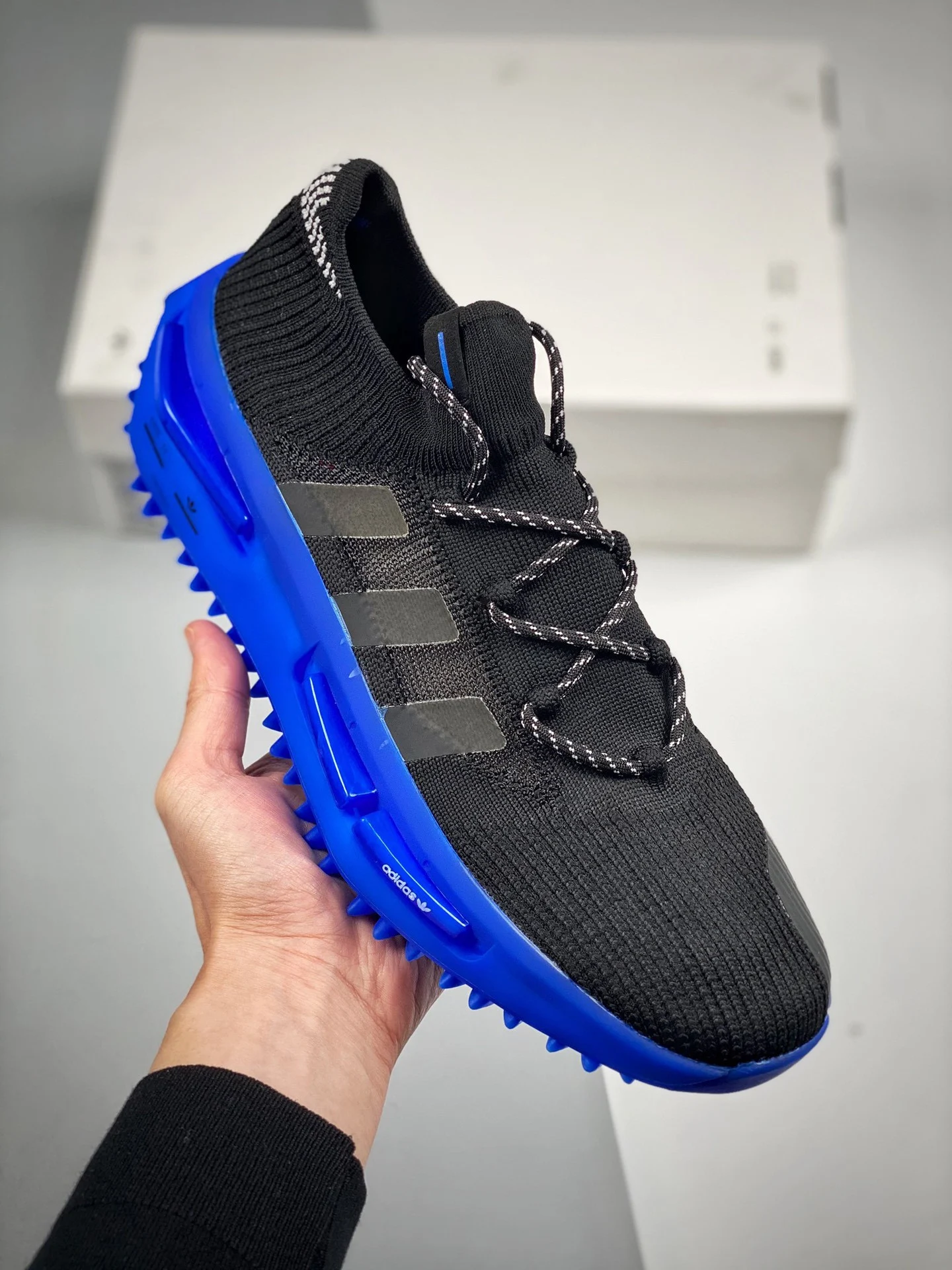 Adidas NMD S1 Core Black Blue For Sale