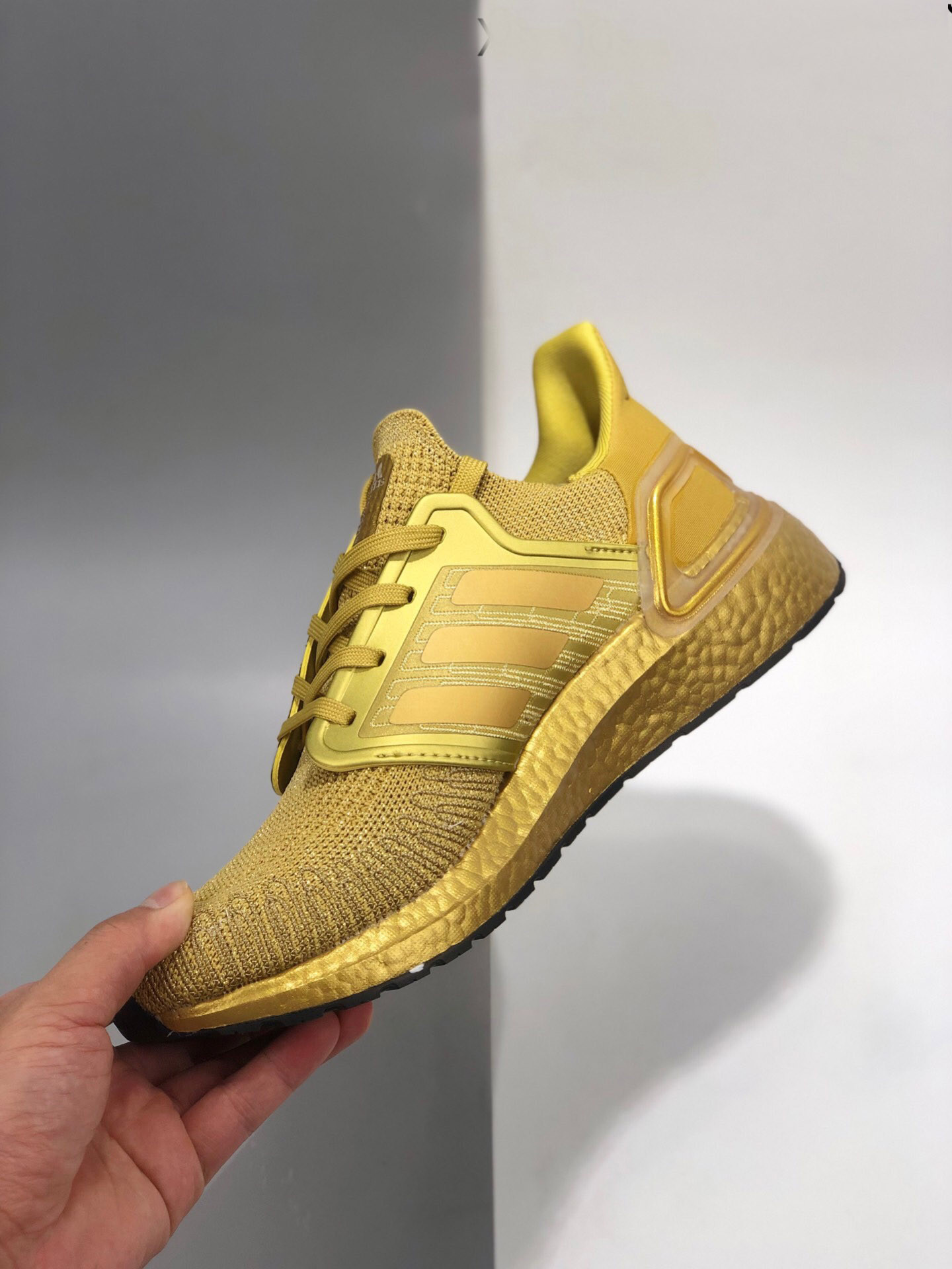 Adidas Ultra Boost 2020 Metallic Gold EG1343 For Sale