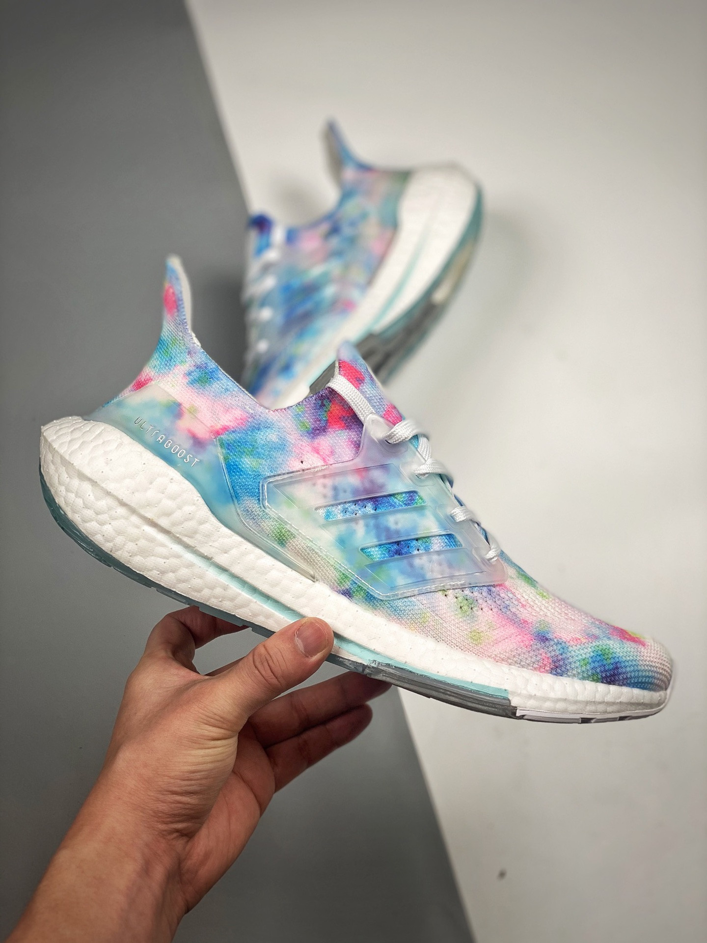 Adidas Ultra Boost 2021 Tie-Dye White Mint Tone GZ7104 For Sale