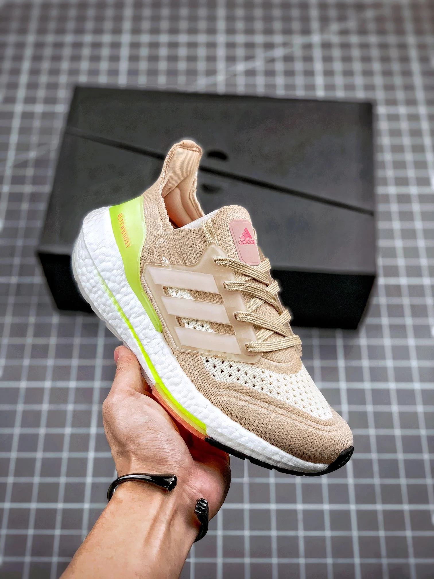 Adidas Ultra Boost 21 Ash Pearl White FY0399 For Sale