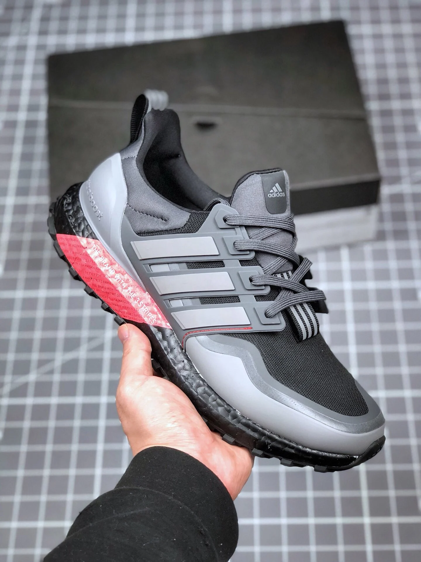 Adidas Ultra Boost All Terrain Black Shock Red For Sale