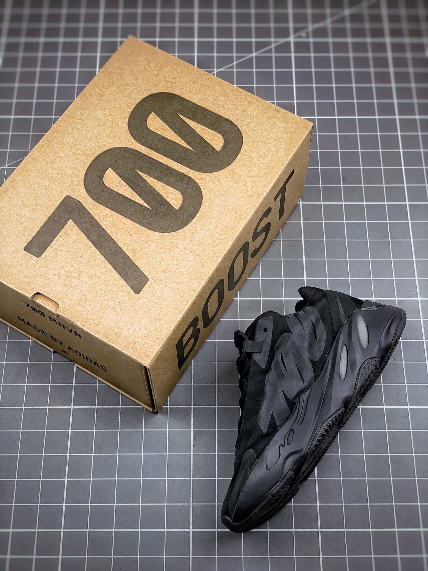 Adidas Yeezy Boost 700 MNVN Triple Black FV4440 For Sale