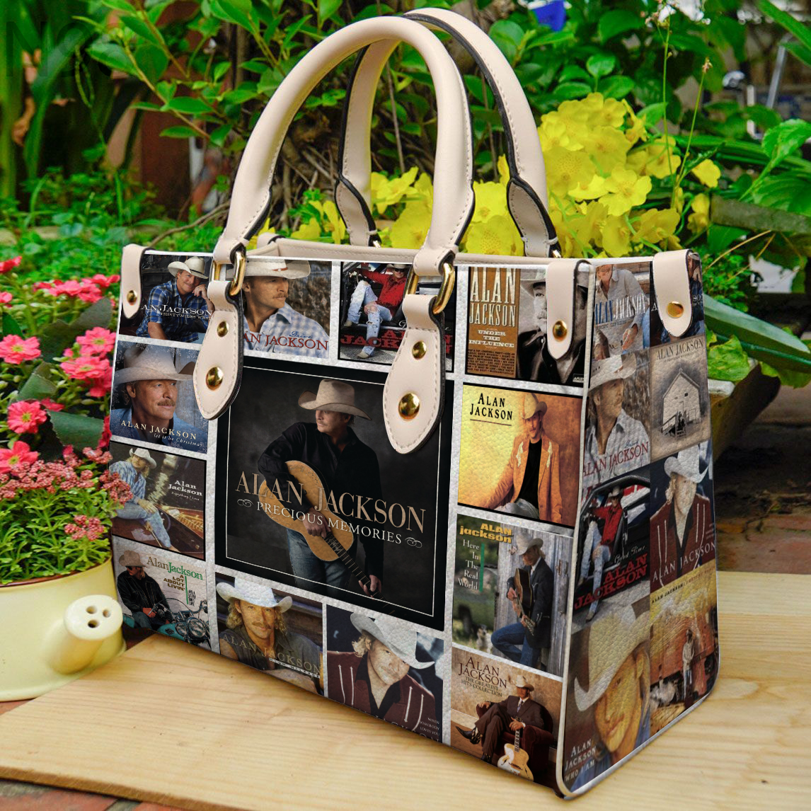 Alan Jackson Women Leather Hand Bag