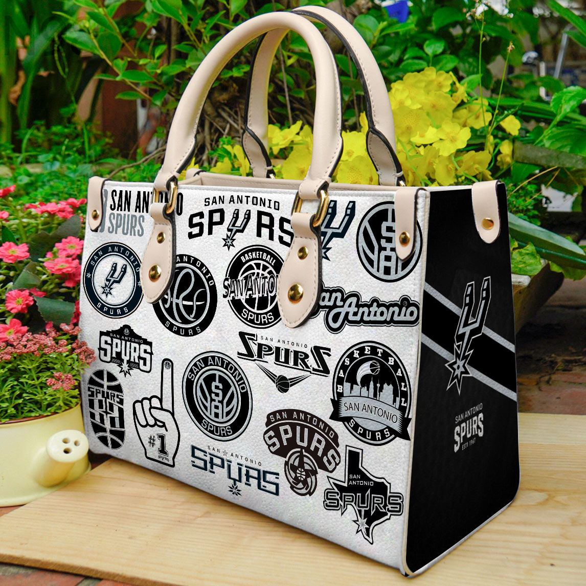 San Antonio Spurs Women Leather Hand Bag