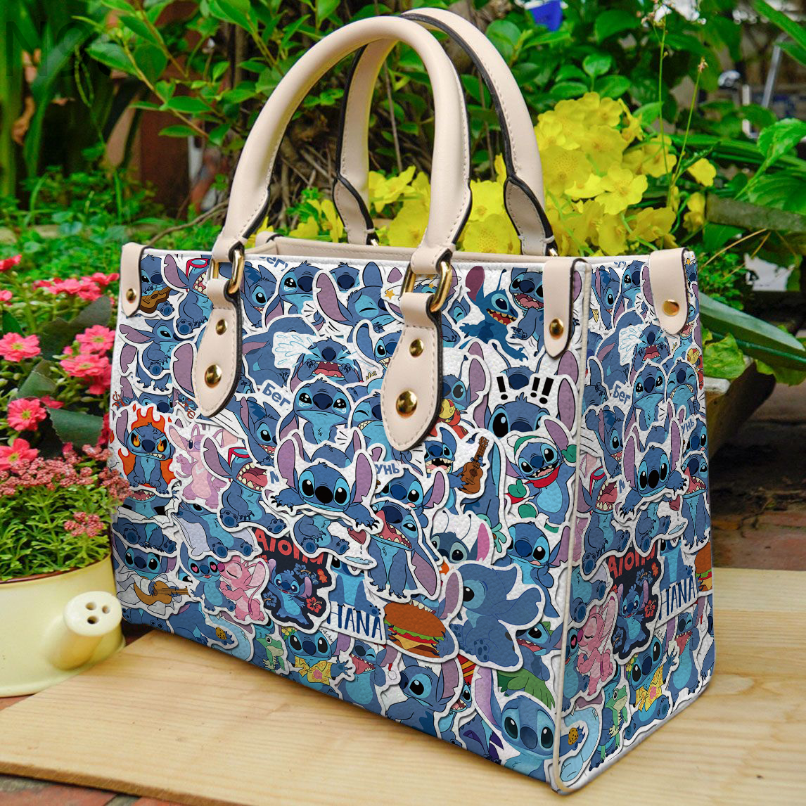 Stitch Women Leather Hand Bag