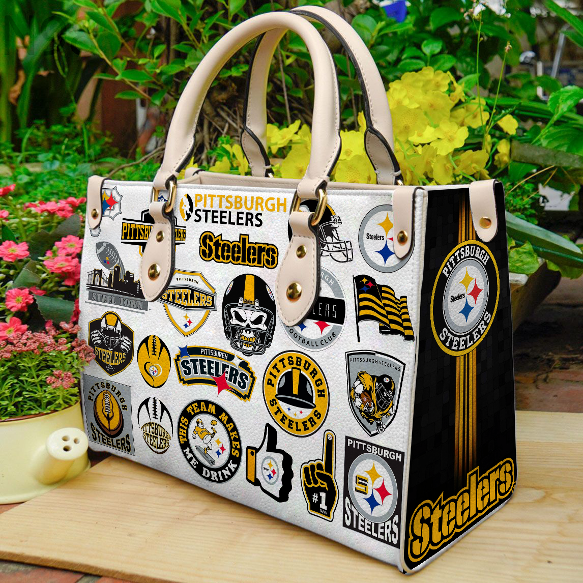 Pittsburgh Steelers 1 Women Leather Hand Bag