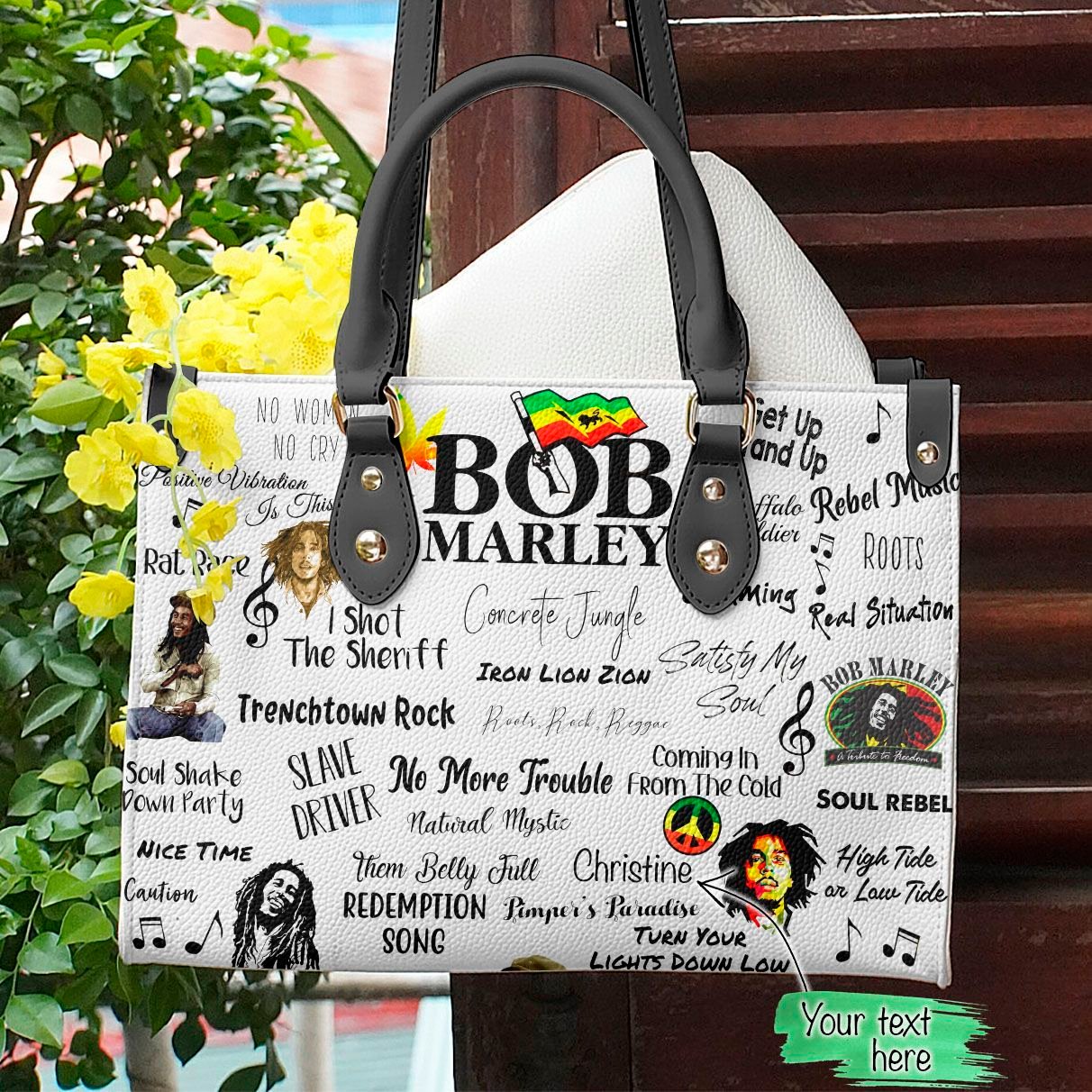 Bob Marley Women Leather Hand Bag