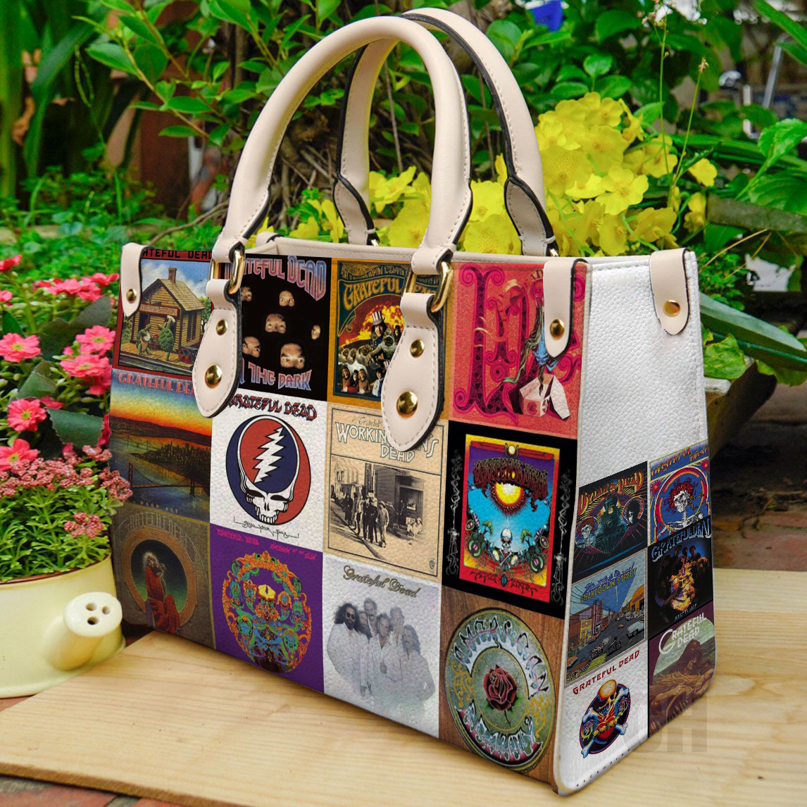 Grateful Dead lover Women Leather Hand Bag