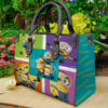 Minions Love Funny Women Leather Hand Bag