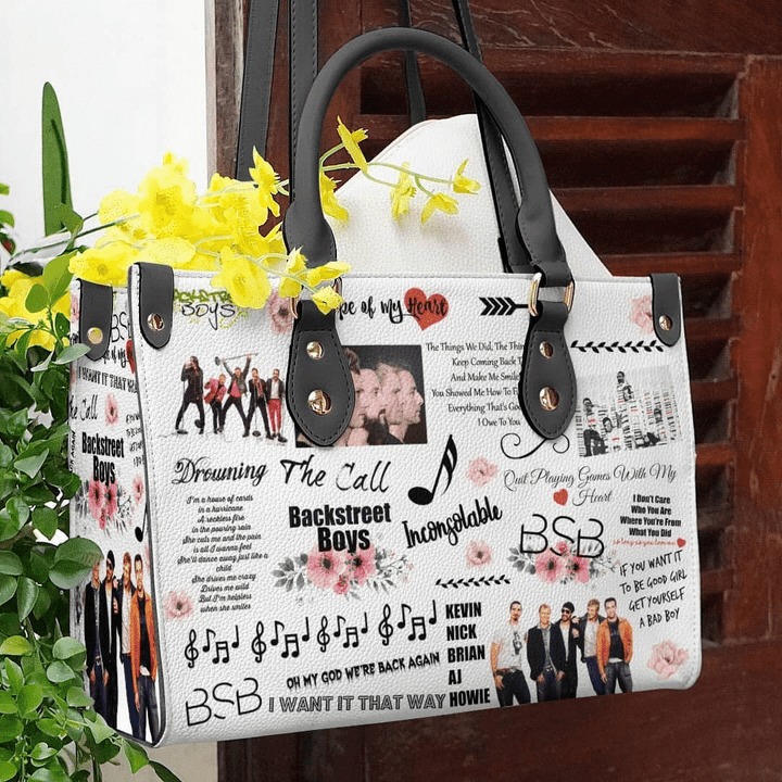 Backstreet Boys Women Leather Hand Bag